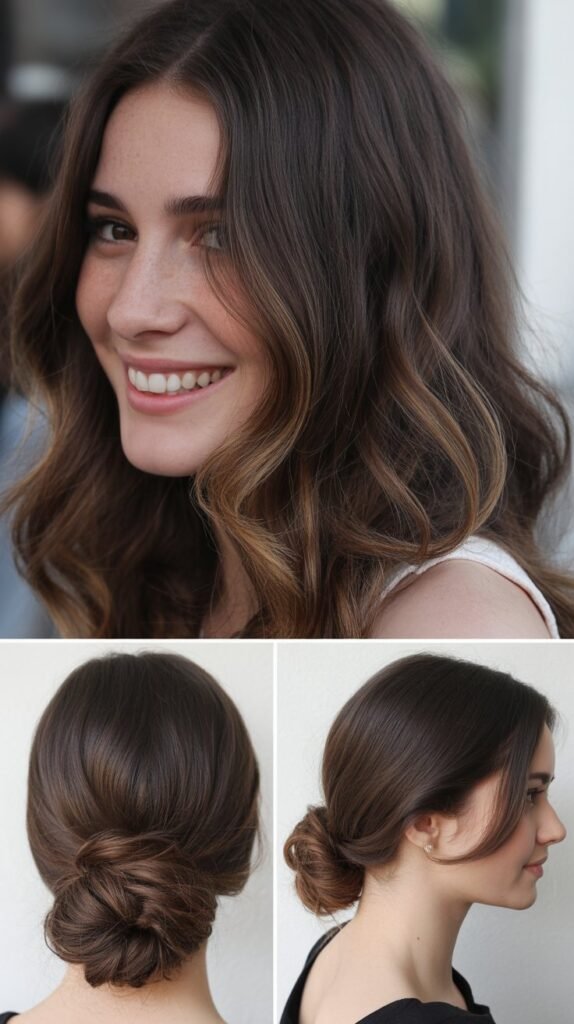 Dark Chocolate Brown Ombré