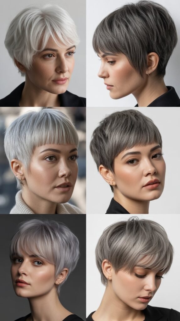 Graduated Pixie with Tapered Bangs