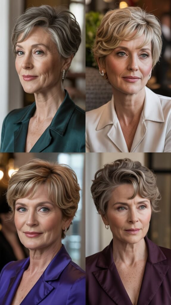 Side-Swept Pixie with Volume