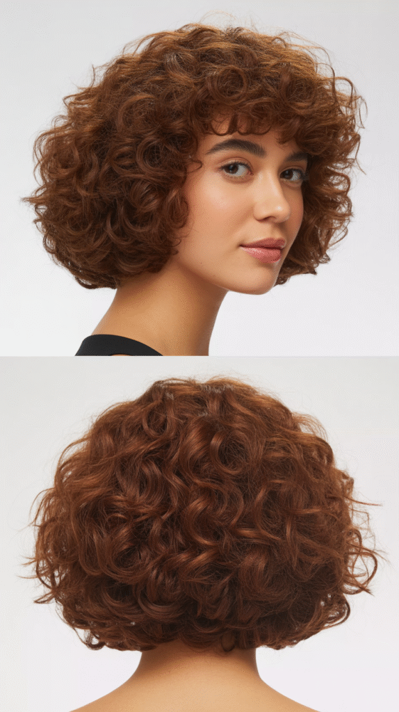 Rounded Curly Bob