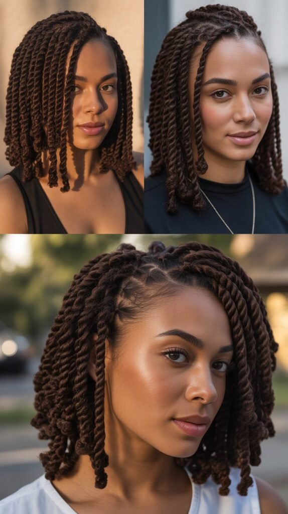 Dark Chocolate Brown Senegalese Twists