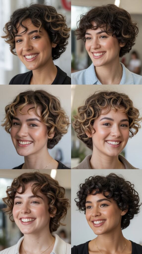 The Curly Bob with Undercut
