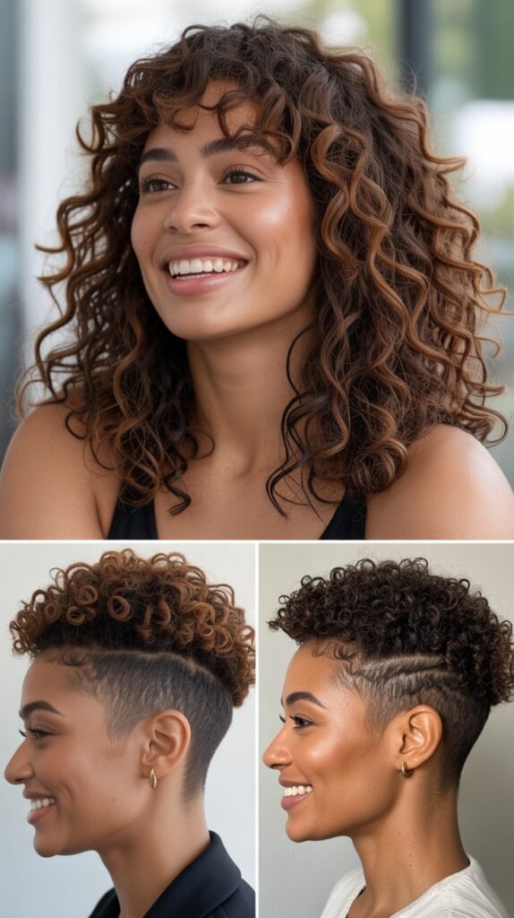 Curly Shadow Fade
