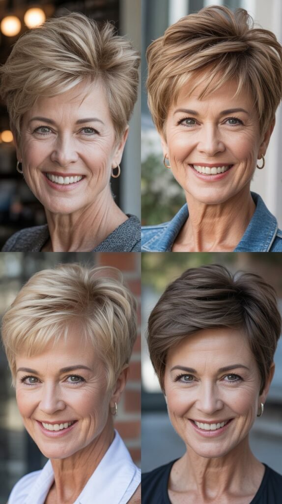 Tousled and Messy Pixie