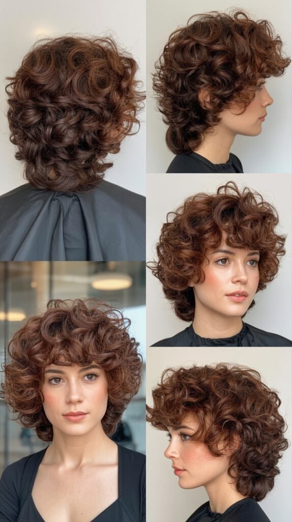Curly Stacked Cut