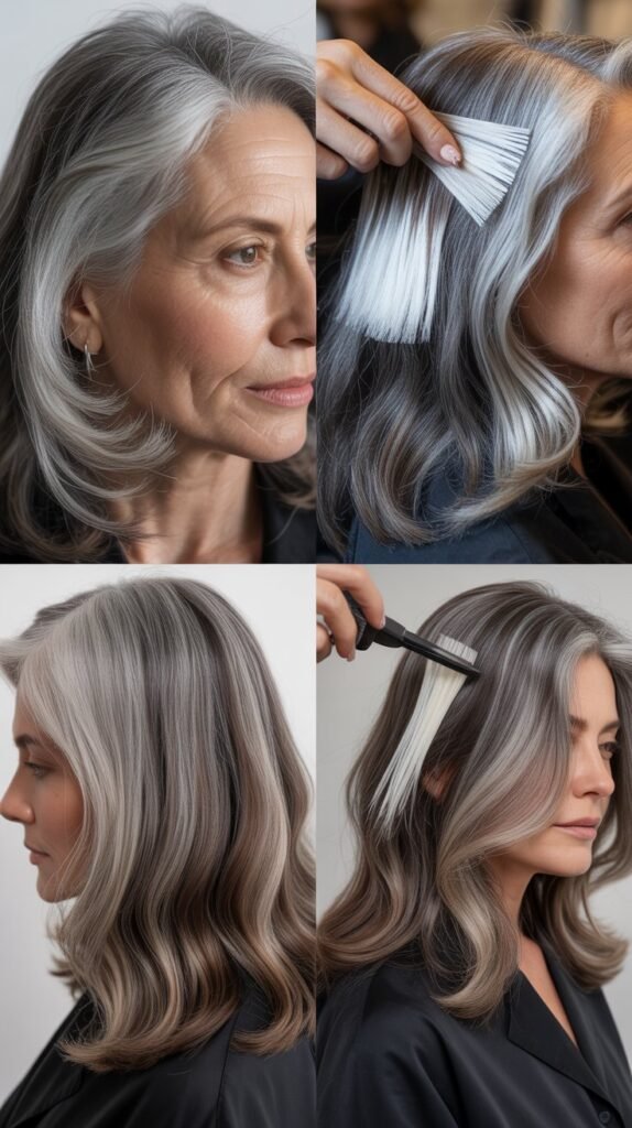 Color Enhancement Techniques for Gray Hair