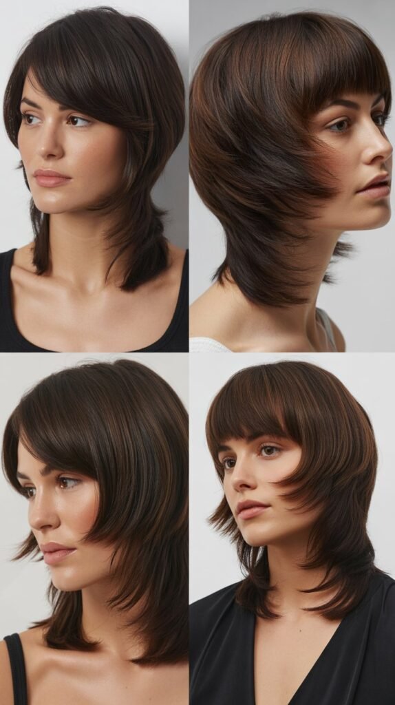 Blunt Cut with Long Layers Starting at the Chin