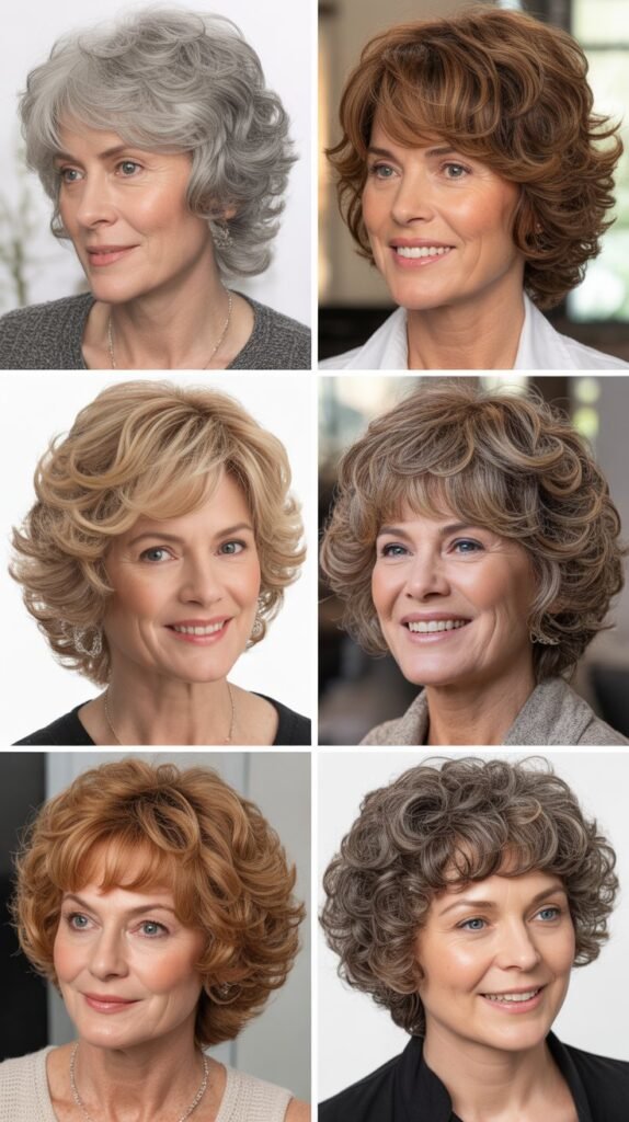 Layered Curly Shag with Dimensional Color