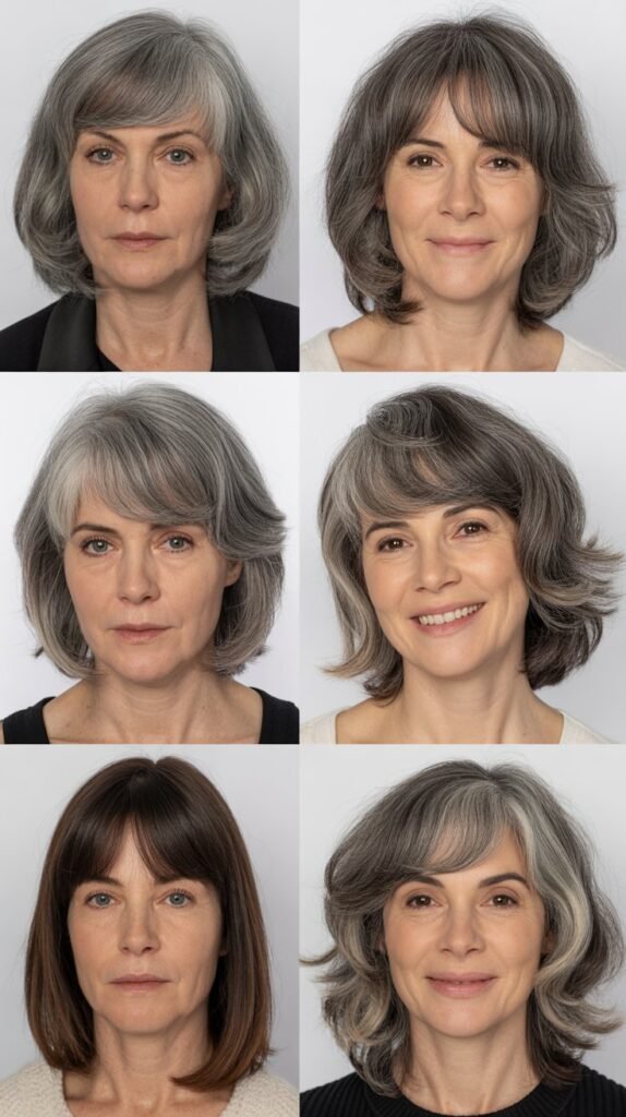  Why Bangs Transform Gray Hair Completely