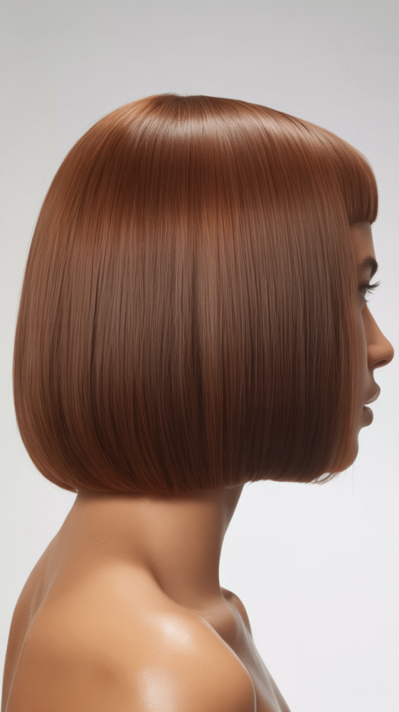  Classic One-Length Blunt Bob