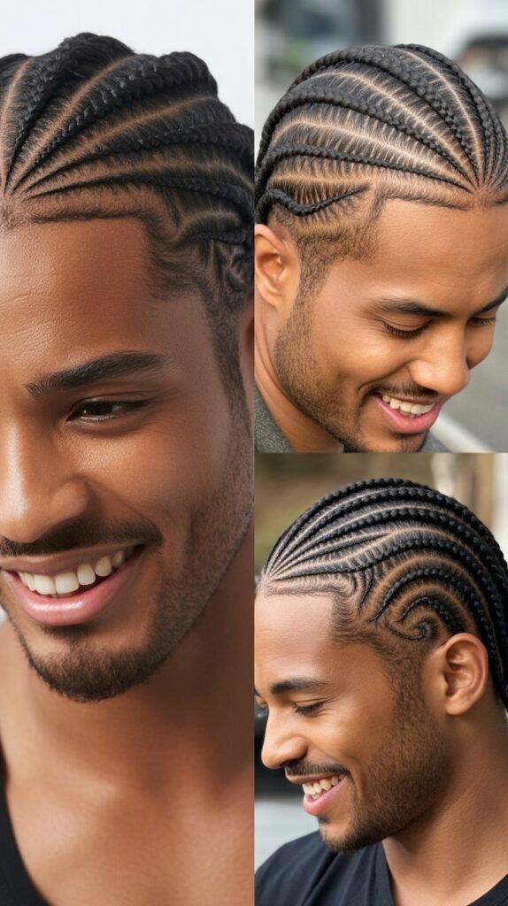 Reverse Cornrow Patterns