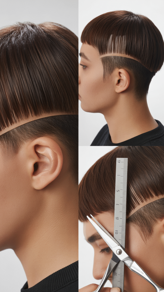 One-Length Blunt Cut