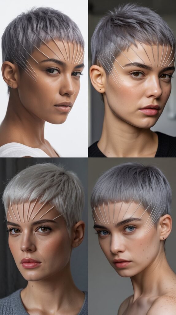 Cropped Pixie with Micro Bangs