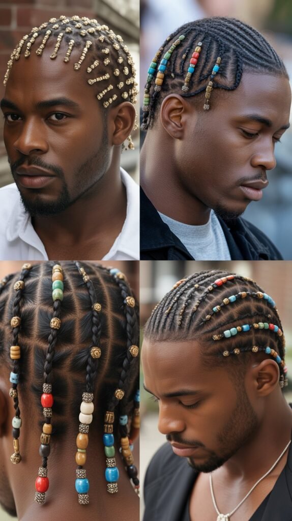 Cornrows With Beads