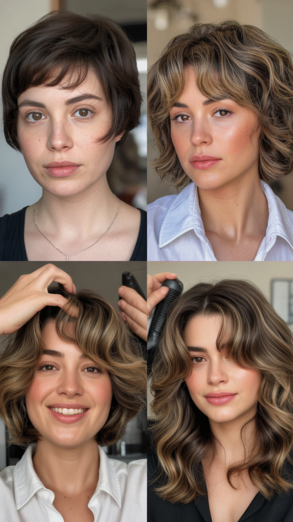  Layered Shag With Wispy Bangs