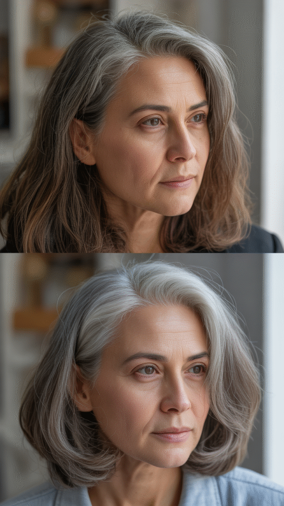 Transitioning to Gray Hair Gracefully