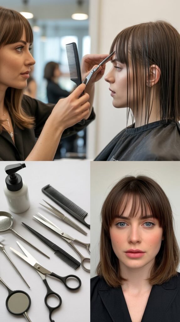  Professional vs. At-Home Bang Maintenance