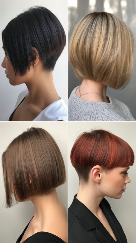 Blunt Cut with Tapered Ends