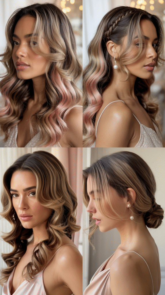 Champagne Rose Highlights