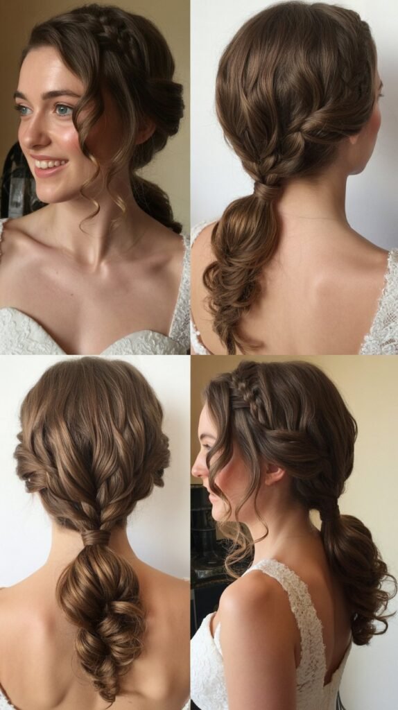 Braided Side Ponytail