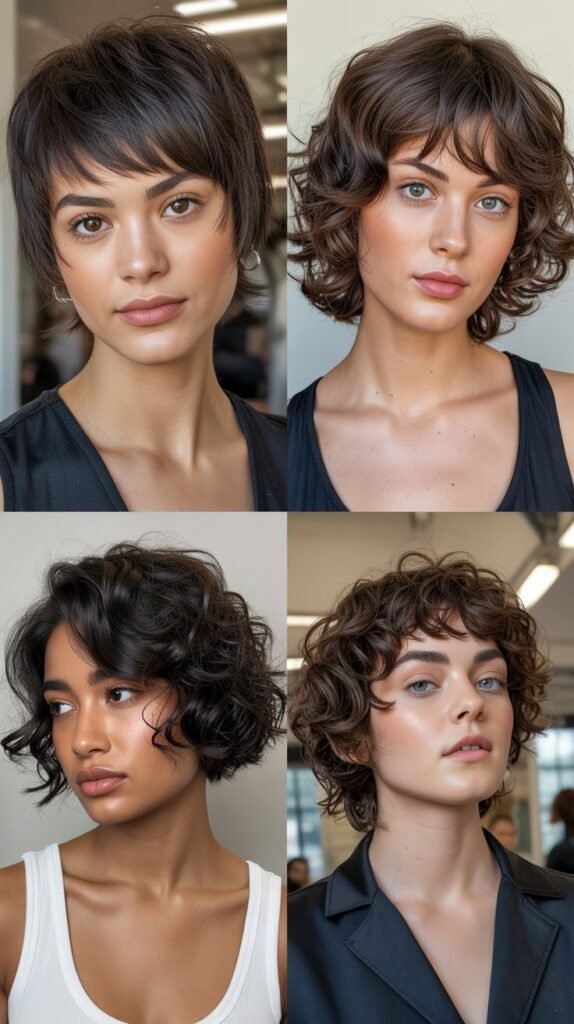 Choppy Layered Blunt Cut