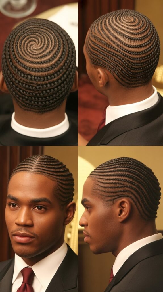 Braided Crown Cornrows
