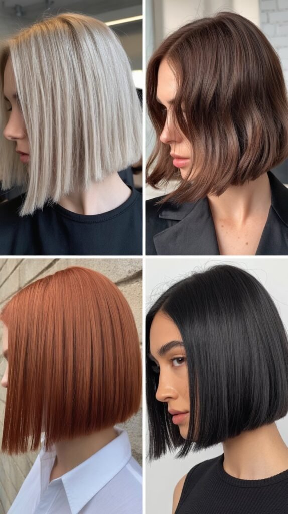 The Razor-Cut Blunt Bob