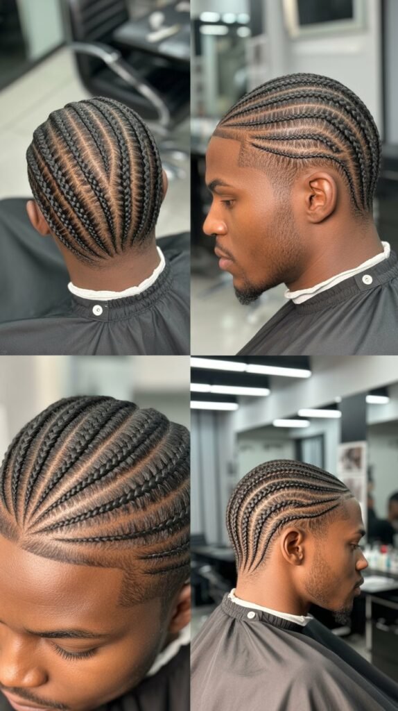 Zig Zag Cornrow Pattern