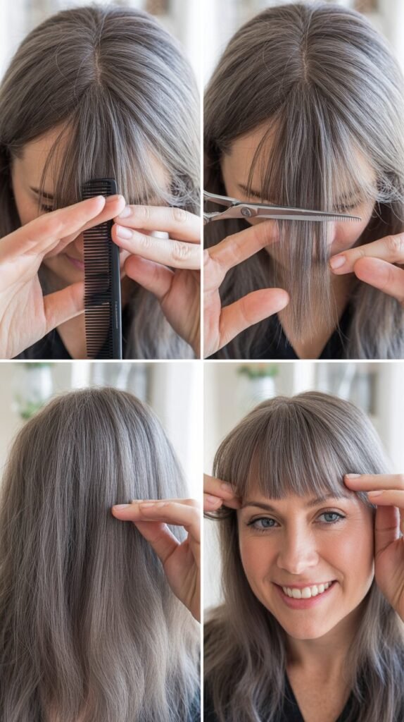 Cutting Your Own Bangs At Home