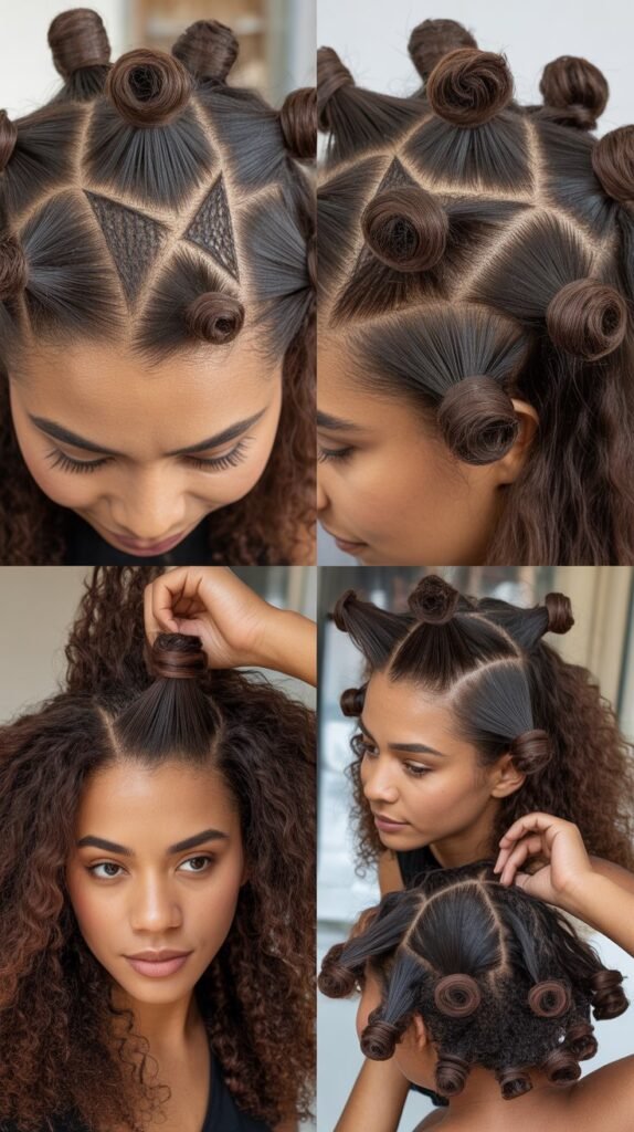 Dark Chocolate Brown Bantu Knots