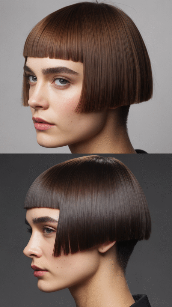  Blunt Cut with Fringe