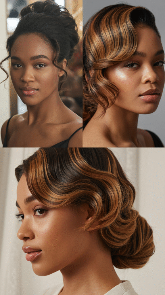  Curtain Bangs With Long Beach Wave Layers