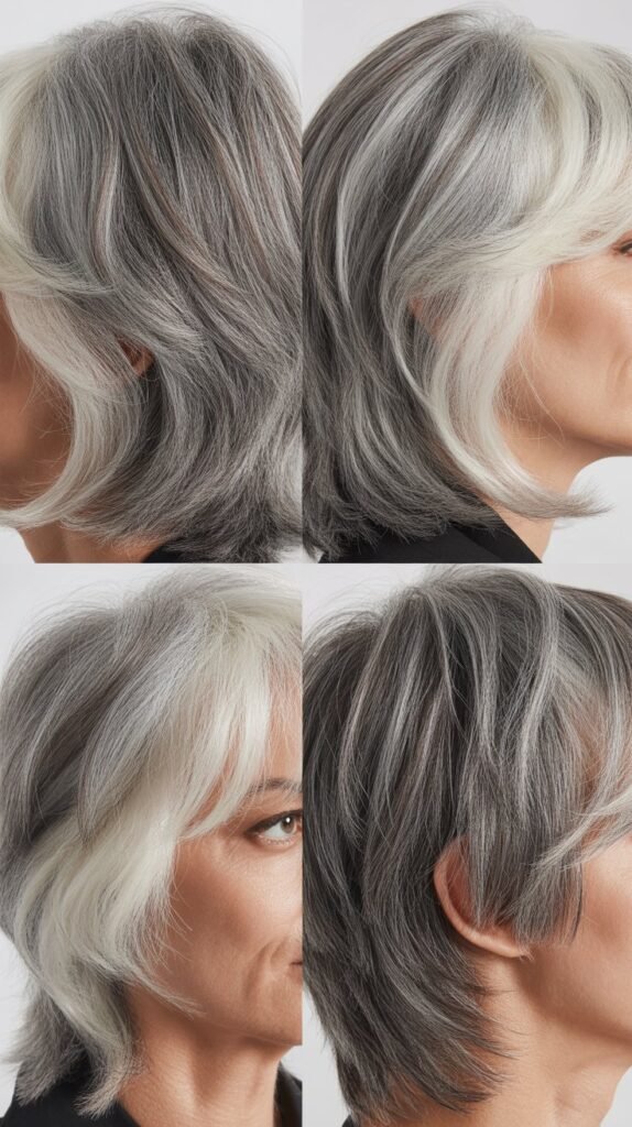  Layering Techniques That Enhance Gray Hair