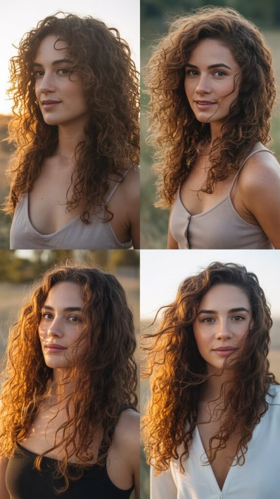  The Long Layered Curly Cascade