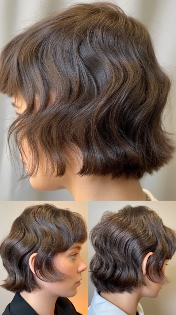Precision Blunt With Tousled Styling