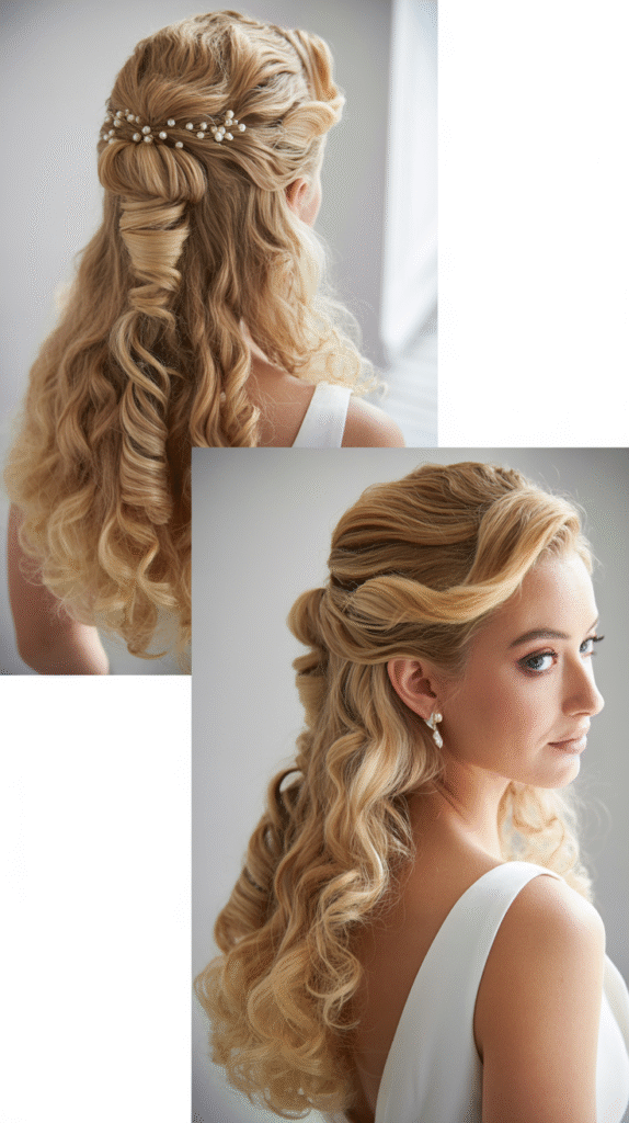 Elegant French Twist Half-Up