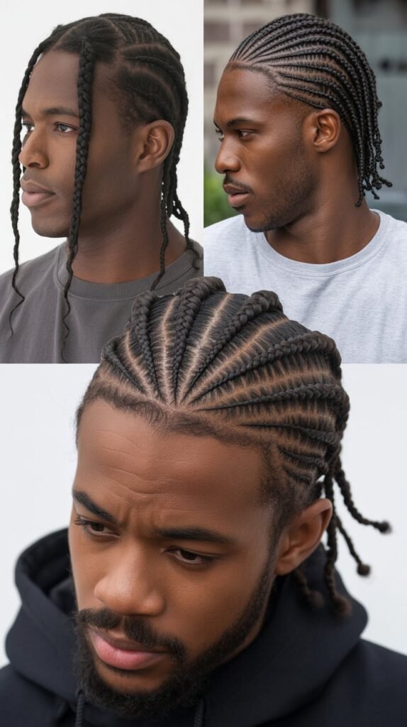 Freeform Cornrow Style
