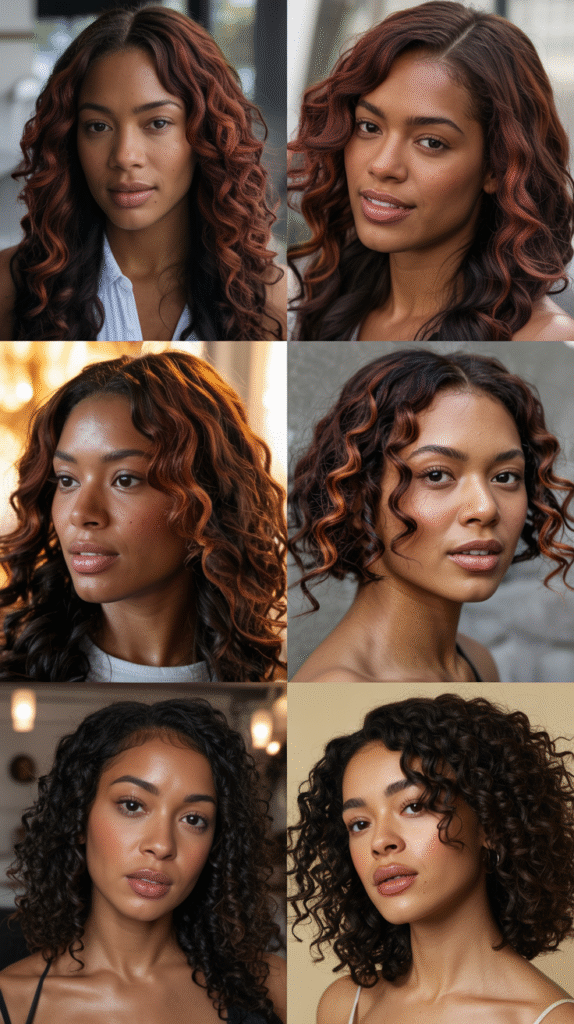 Brow-Skimming Bangs With Butterfly Layers