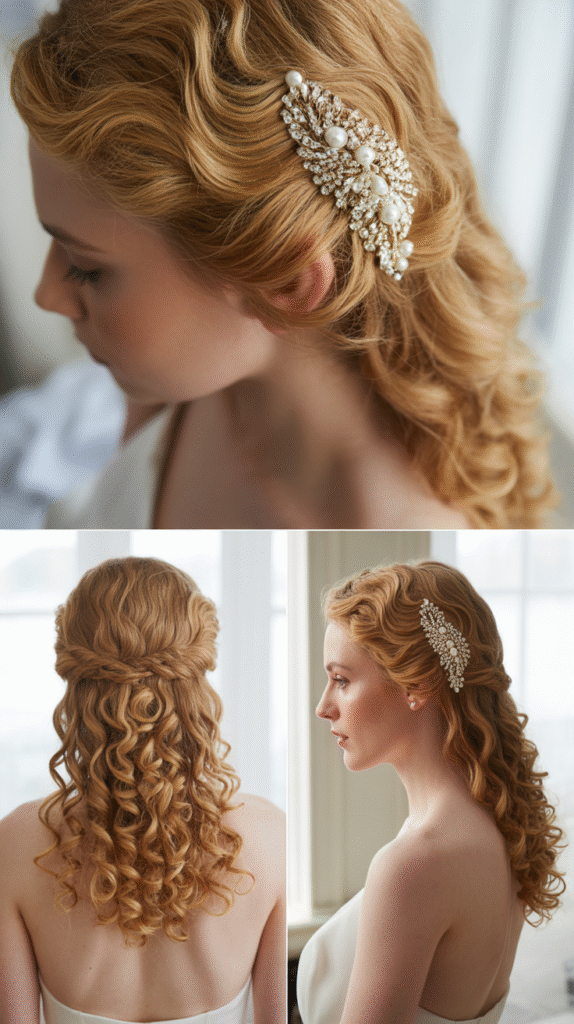 Classic Half-Up with Statement Clip