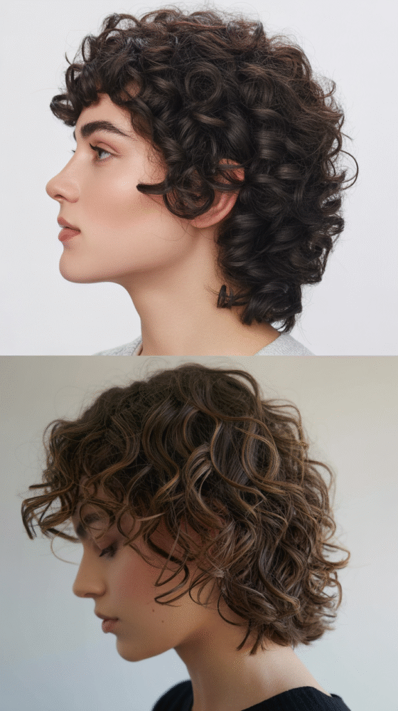  Curly Mullet