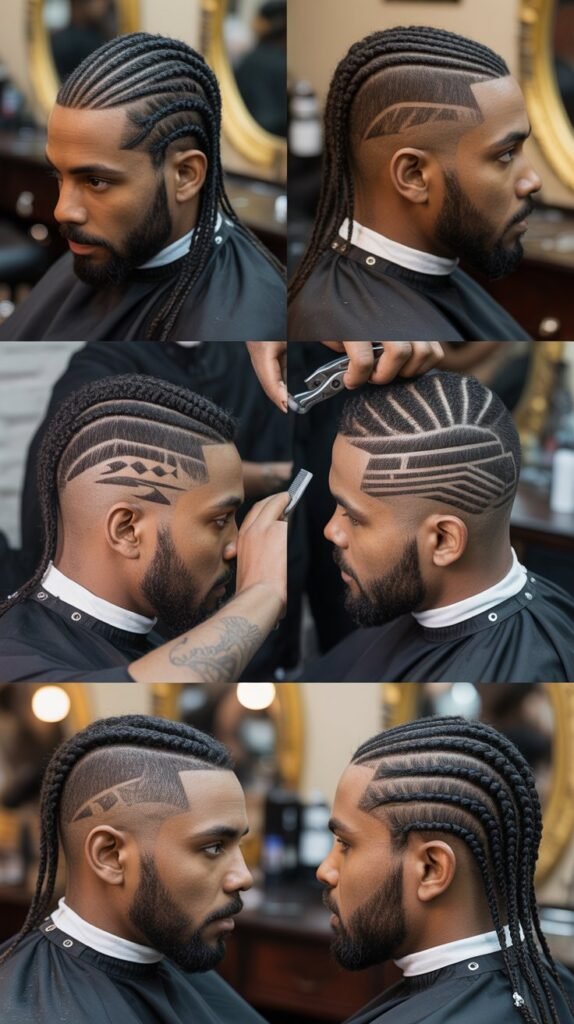  Cornrows With Design