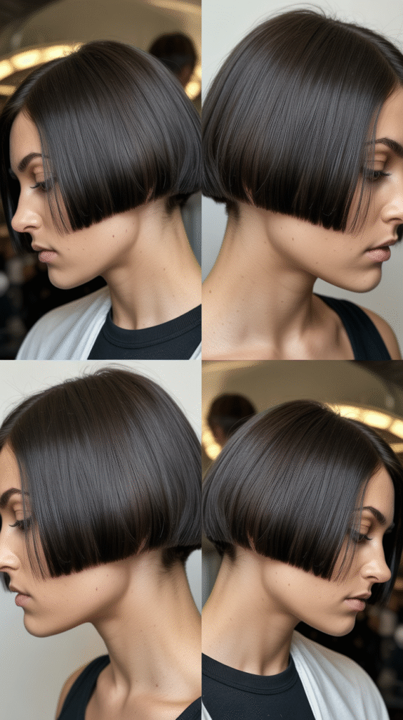 Blunt Cut at Chin Length