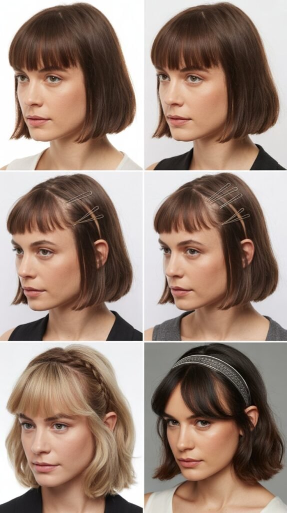 Growing Out Bangs: Graceful Transition Strategies