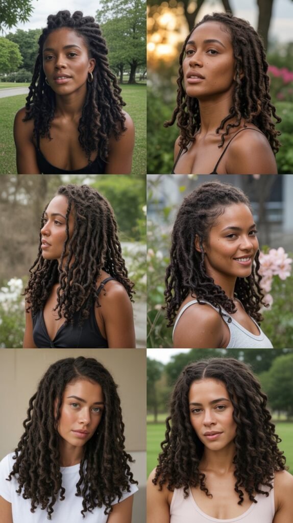 Dark Chocolate Brown Butterfly Locs