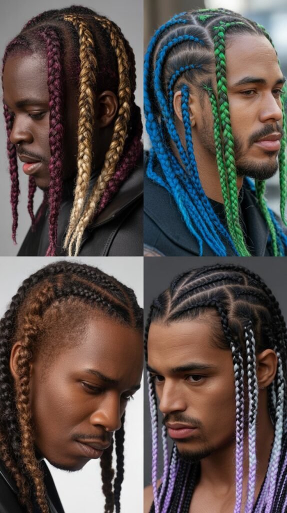  Cornrows With Color