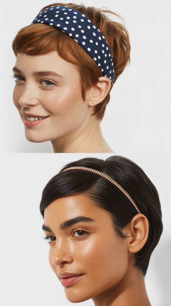 The Accessorized Headband Style