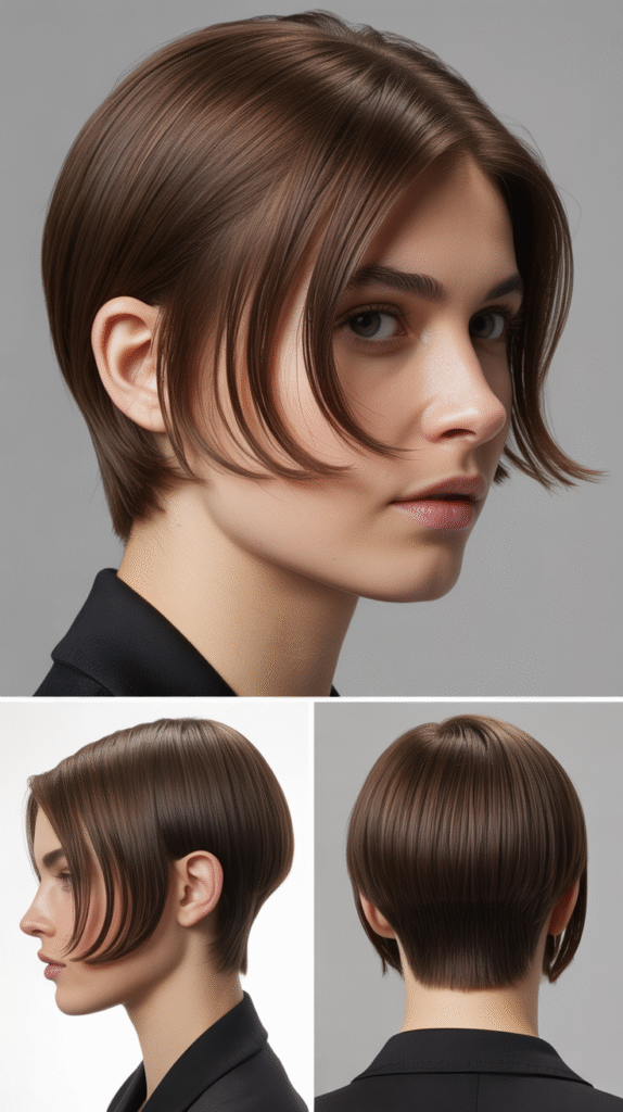 Blunt Cut with Face-Framing Layers