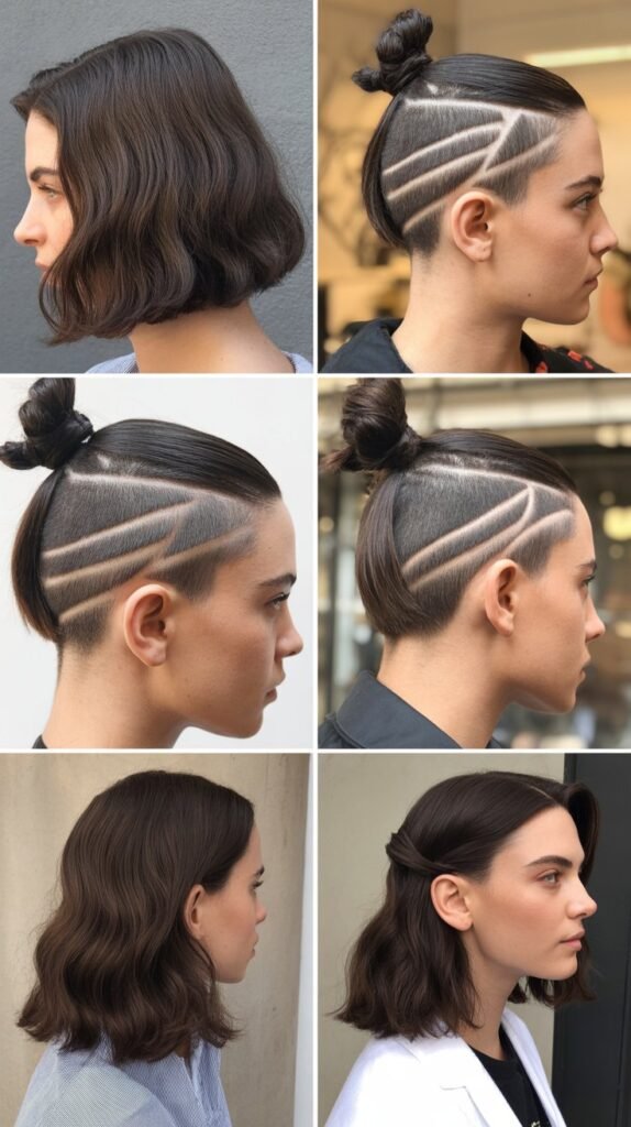 Blunt Cut With Disconnected Undercut