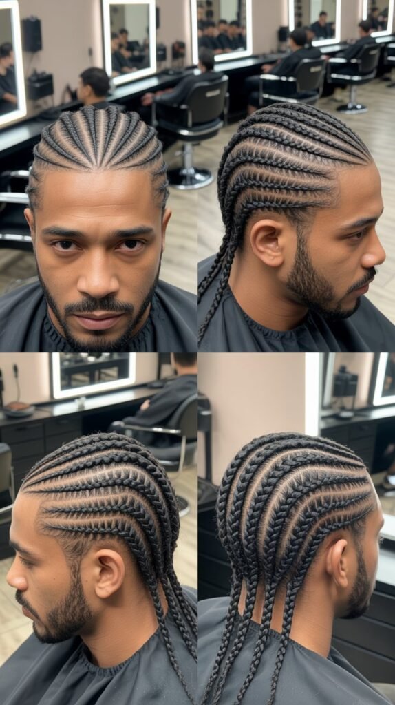Zig-Zag Pattern Cornrows