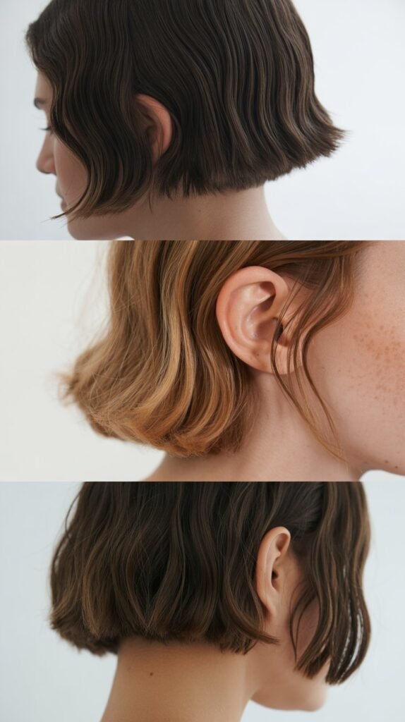The Blunt Cut with Natural Air-Dry Texture